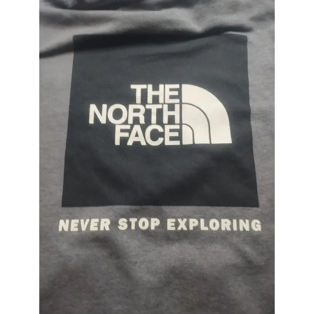 North Face Gray Pull Over Hoodie Men’s Size Medium